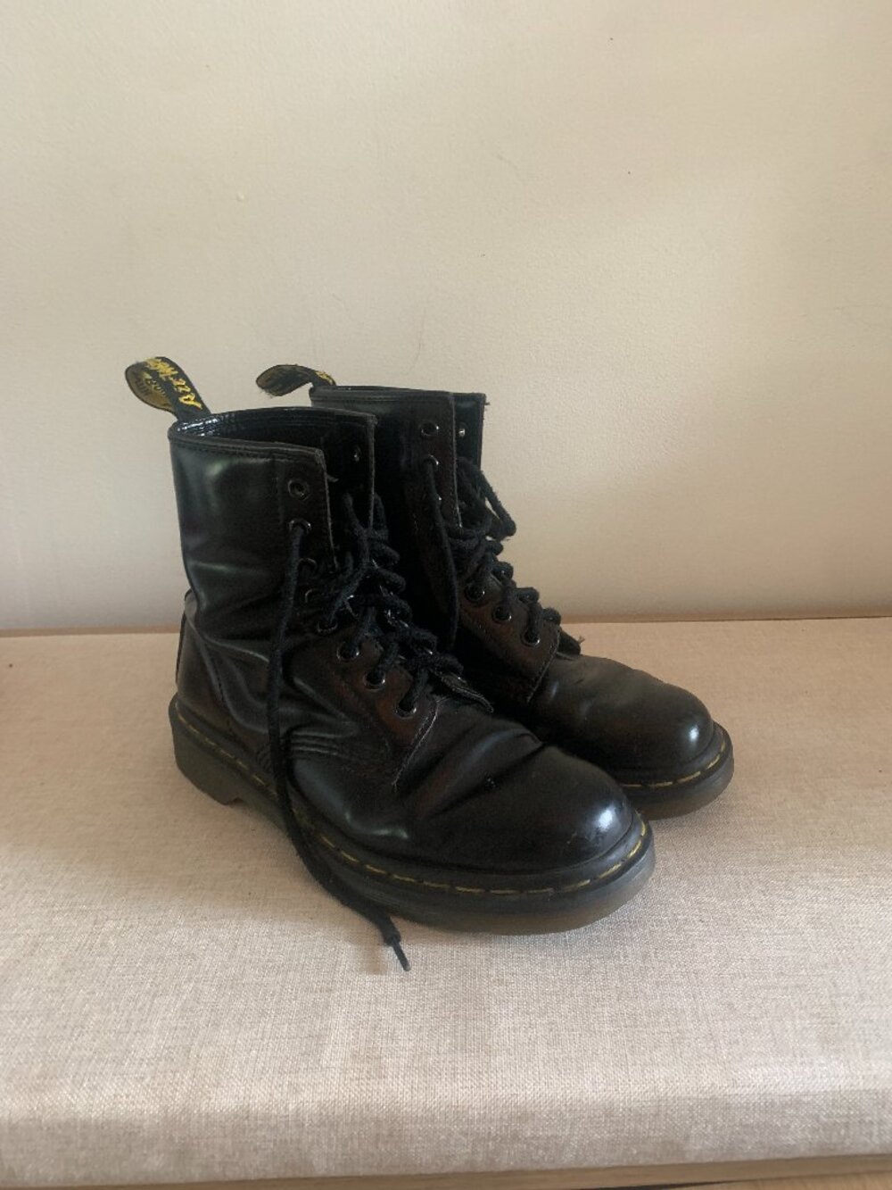 Dr Martens Size 7 Black Boots (AirWair)